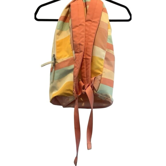 Pure Vida Backpack Sunset Colors Good Used Condition Peach Yellow White Aqua - Picture 3 of 8